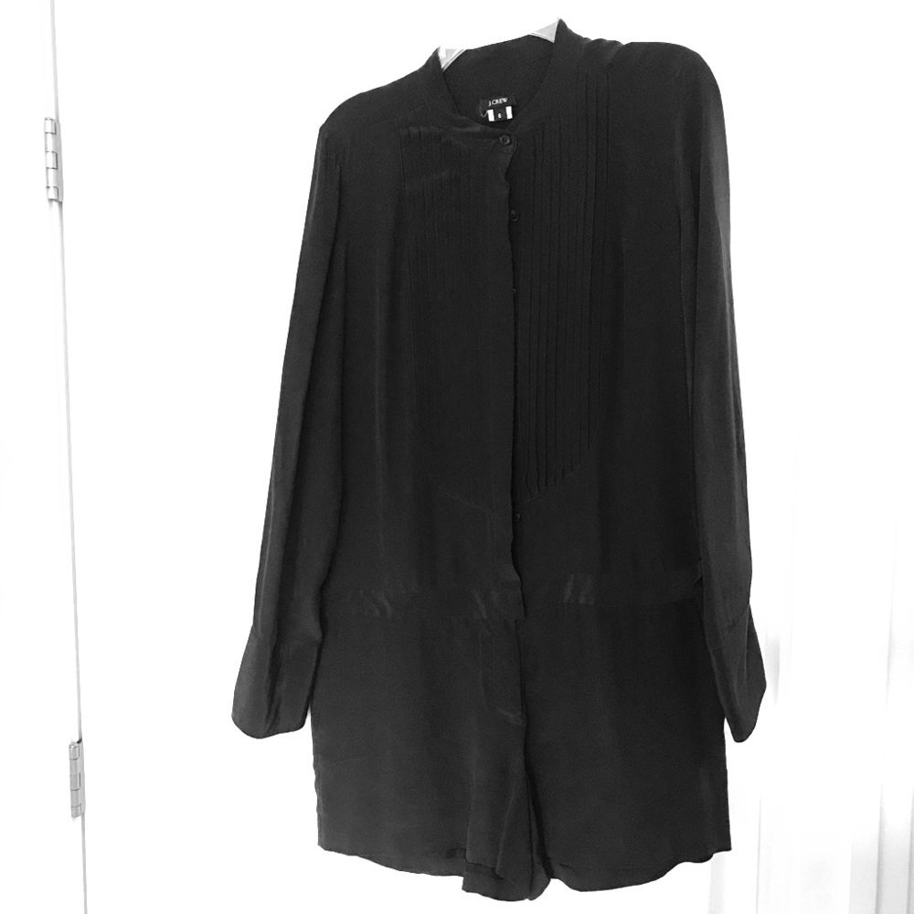 J. Crew Tuxedo Romper